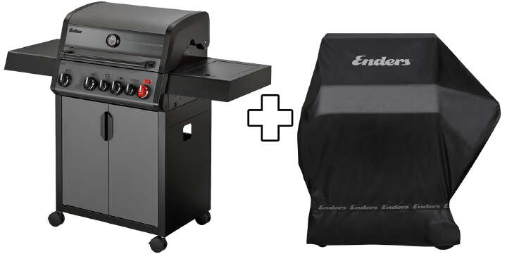 Enders Gasgrill Hyde 4 SIKR Turbo inkl. Wetterschutzhülle Enders Gasgrill Hyde 4 SIKR Turbo inkl. Wetterschutzhülle